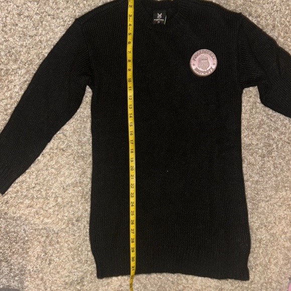 NWT FINGERCROXX APPAREL BIGFOOTX JACQUARD KNIT SWEATER - Picture 4 of 7